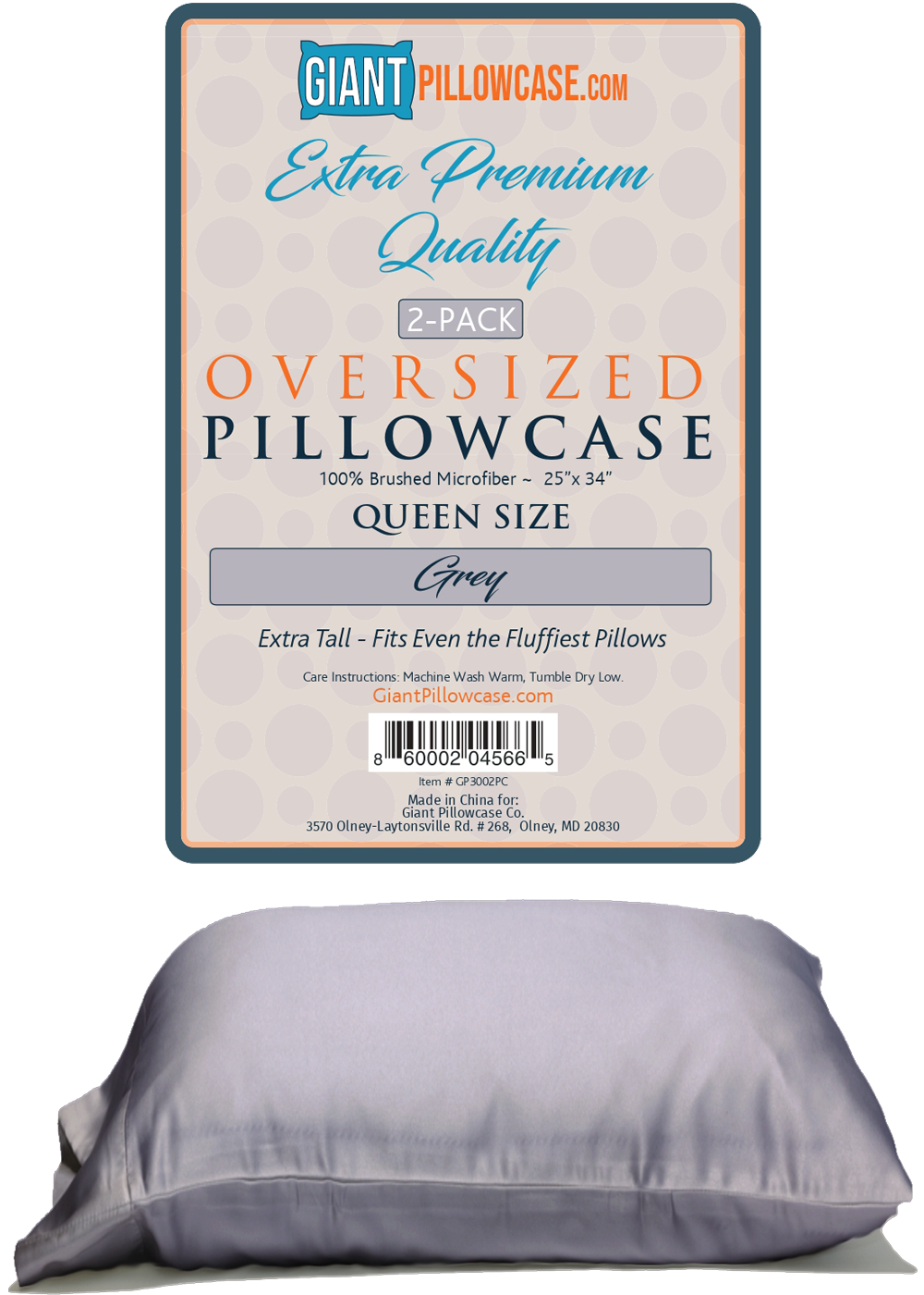 Oversized store queen pillowcases